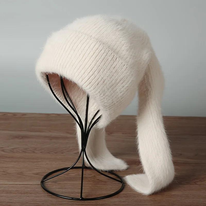 Cashmere Knitted Ear Protection Hat - High-end Gift