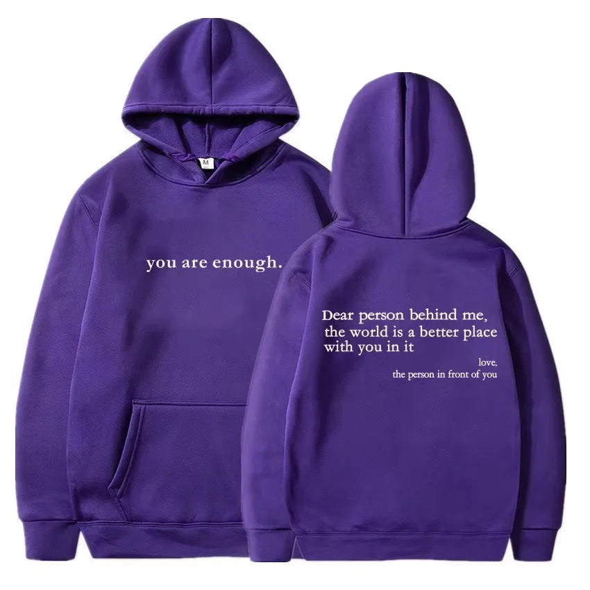 Y2K Pullover Hooded Printed Letter Oversize Aesthetic Hoodie