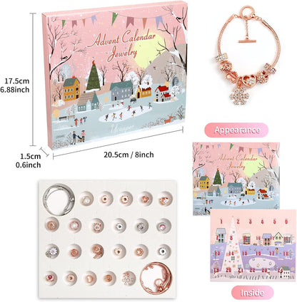 Naler Advent Calendar 2024 - DIY Jewelry Beads Kit for Women