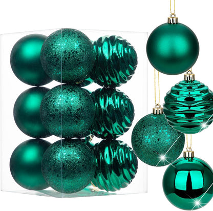 Shatterproof Gold Christmas Ball Ornaments - Set of 30