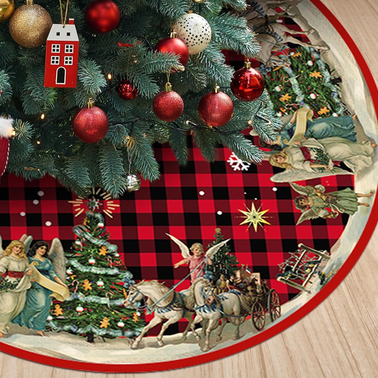 Santa Claus Gift Tree Mat - 48"