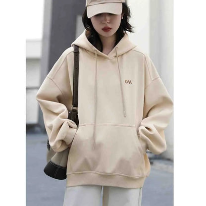 Casual Hooded Plush Loose Warm Cozy Trendy Stylish Elegant Hoodies