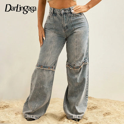 Casual Stylish Distressed Chic Comfortable Classic Y2K Trendy Vintage Unique Jean