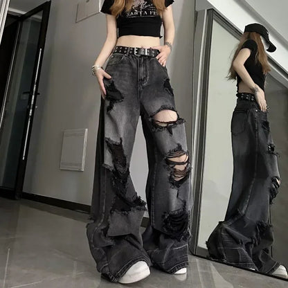 Y2K Pants Halloween Ripped