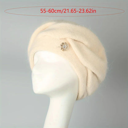 Rabbit Fur Large Circumference Fashion Versatile Hat