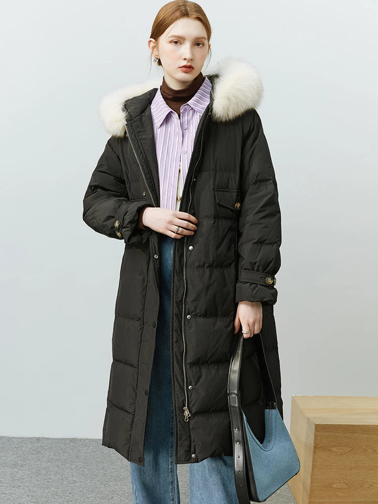 90% White Duck Solid Thick Casual New Winter Coat