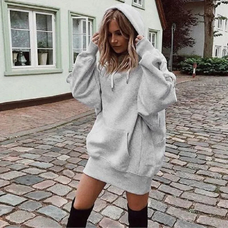 Fashion Trendy Cozy Stylish Thickened Comfortable Loose Elegant Hoodies