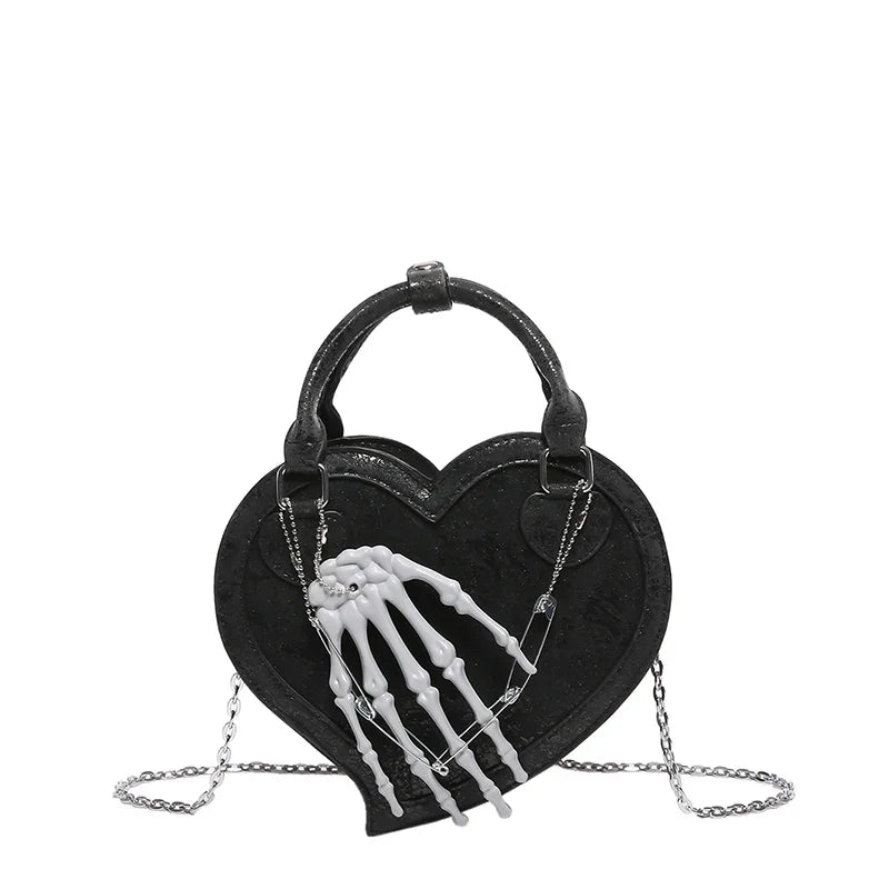 Hand Party or Bag Evening Trick Treat Spooky Halloween Evil Sling Gothic