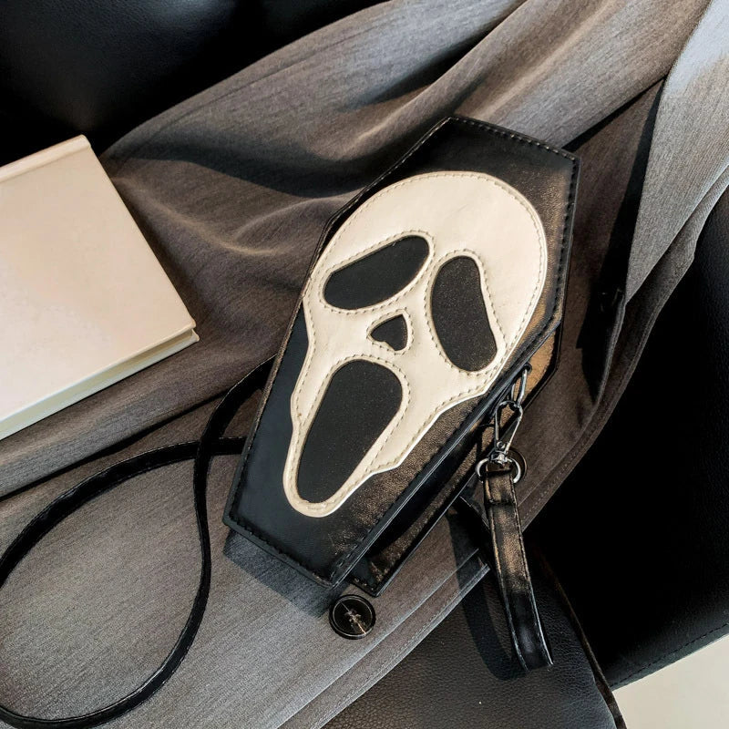 Shape Halloween Bag Purse Crossbody Novelty Tote Coffin Gothic Phone