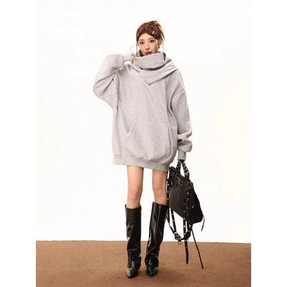 Korean Y2K Chic Loose Streetwear Oversized Harajuku Warm Hoodie