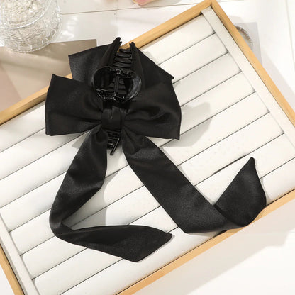 Black Festival Fashion French Ribbon Party Christmas Hair Accessory