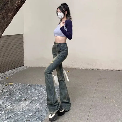 Amy Fashion - Minimalist New Style Fashionable Harajuku Women's Trend Jean