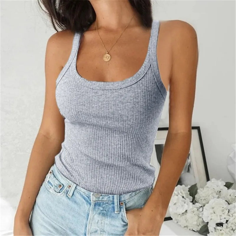 O Neck Summer Basic Ribbed Black Off Shoulder Casual Crop Top