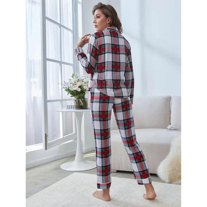 Christmas Long Sleeve Shirt Pajama Nightwear Suit