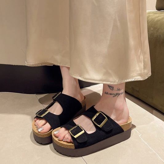 Casual British Platform Sandals Summer Fashion Shoes