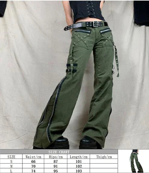 Alt Bandage Halloween Denim Punk Dark Pants