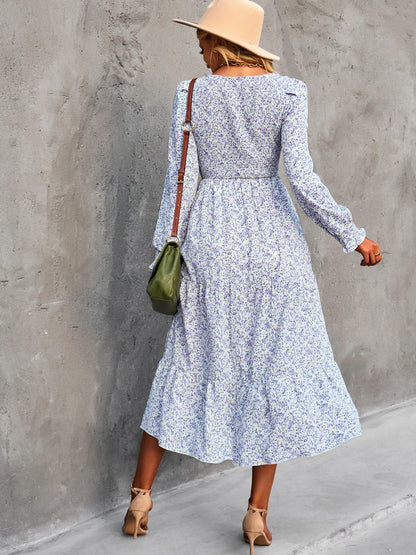 Amy Fashion - Casual Floral Printed Dresses