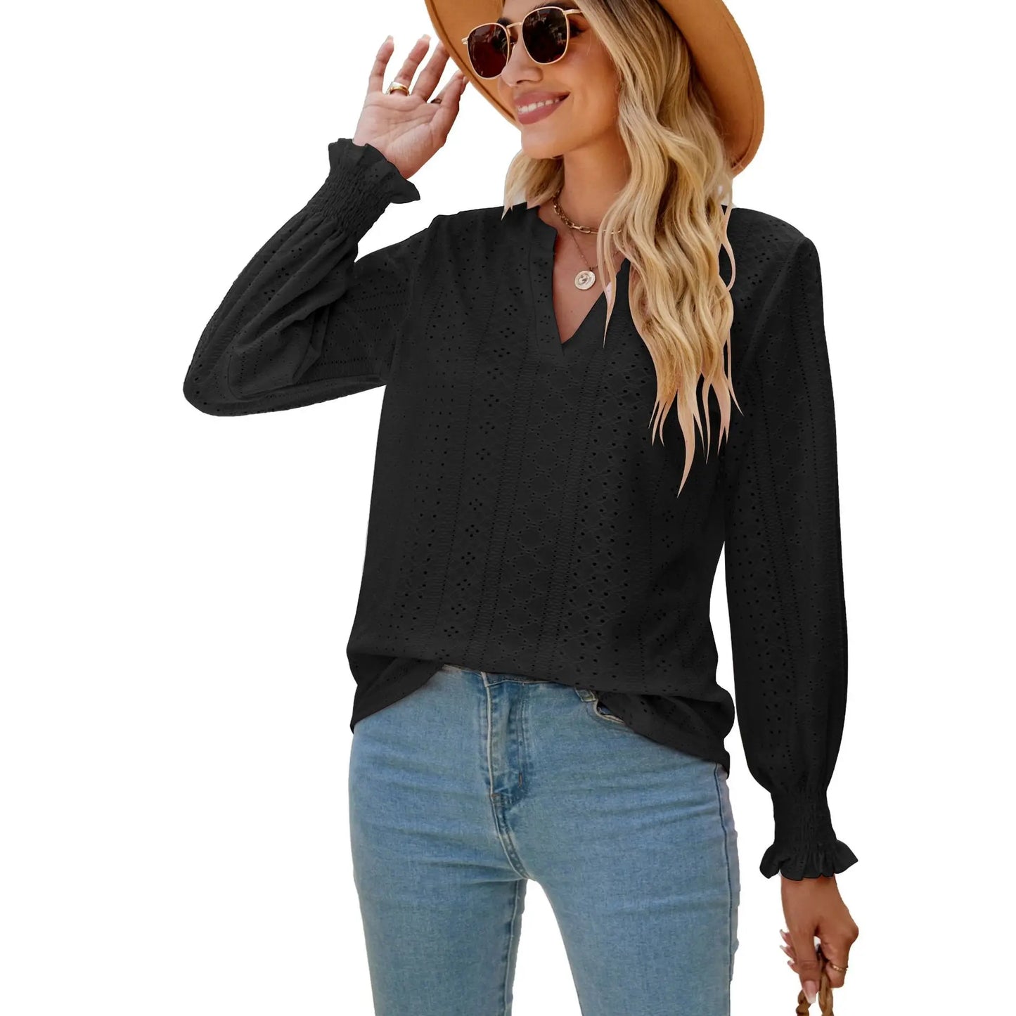 Solid Casual Loose Fashion Summer Vintage Oversized Elegant Female Tops Blouses