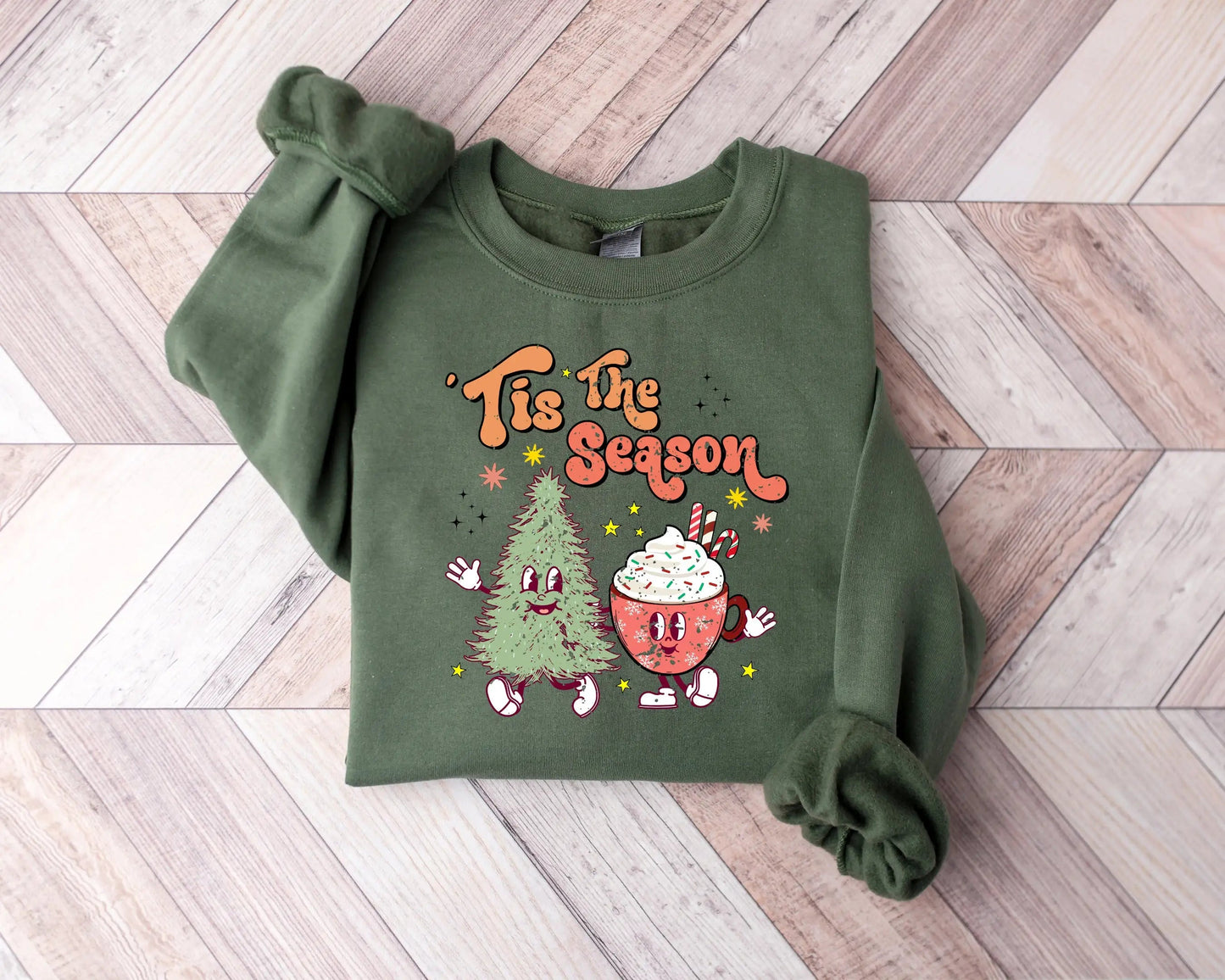 Cute Tree Cups Christmas Hoodie - Popular Gift