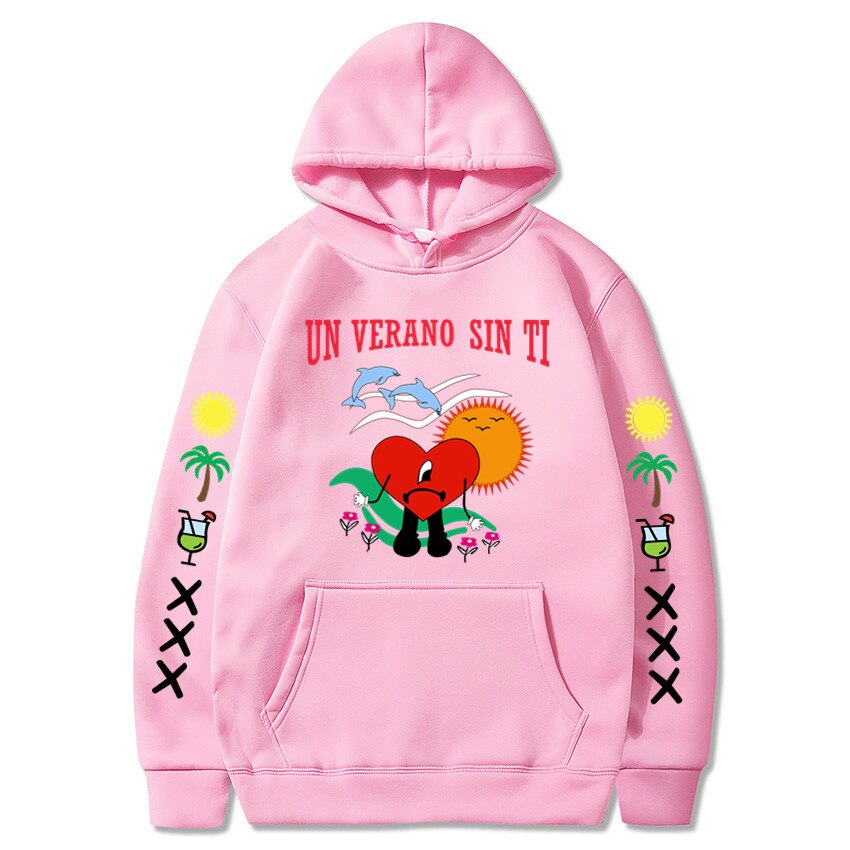 Amy Fashion - New Bad Bunny Printed Hoodie