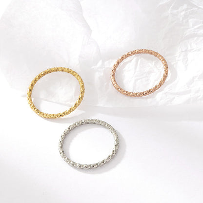 Custom Design Simple Three Pcs A Set Rings