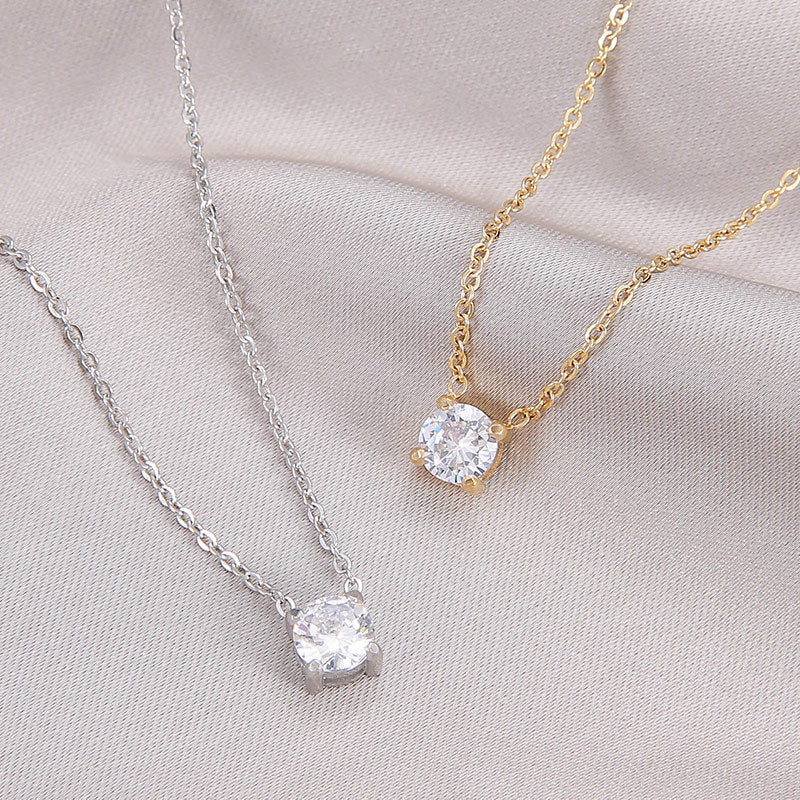 New Arrival Trendy White Diamond Necklaces