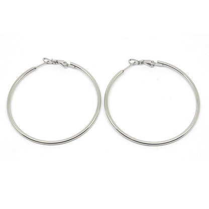 Wholesale Stainless Steel Multiple Sizes Hoop Earrings