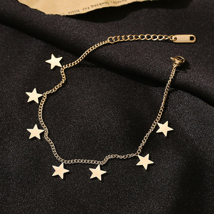 Custom Cute Mini Star Pendant Bracelet