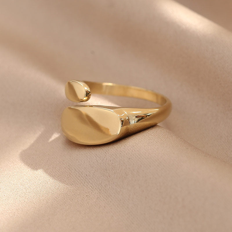 Ins Fashion Minimalist Style Irregular Open Rings