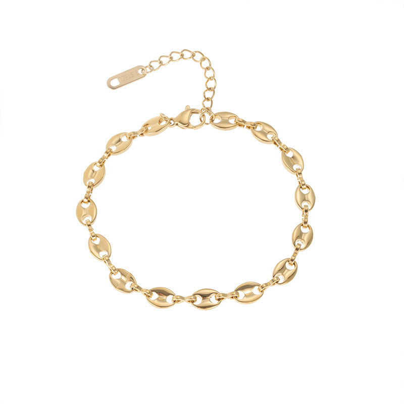 Retro Style Hollow Hot Circle Chain Necklace