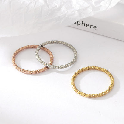 Custom Design Simple Three Pcs A Set Rings