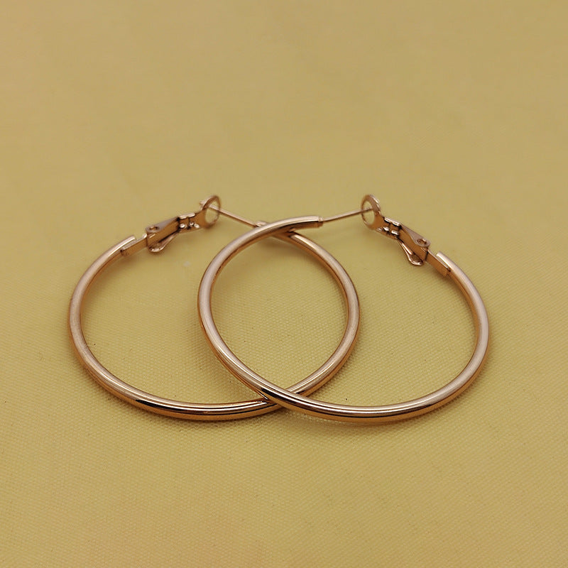 Wholesale Stainless Steel Multiple Sizes Hoop Earrings